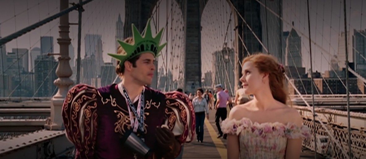 Giselle公主並沒有與白馬王子開展一段童話般的愛情故事~