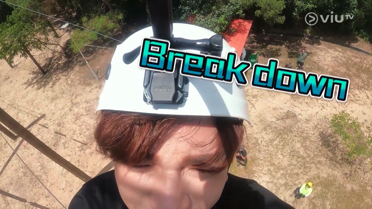 愈爬愈高的Anson Lo為了分散注意力,更開始唱《EGO》定驚!