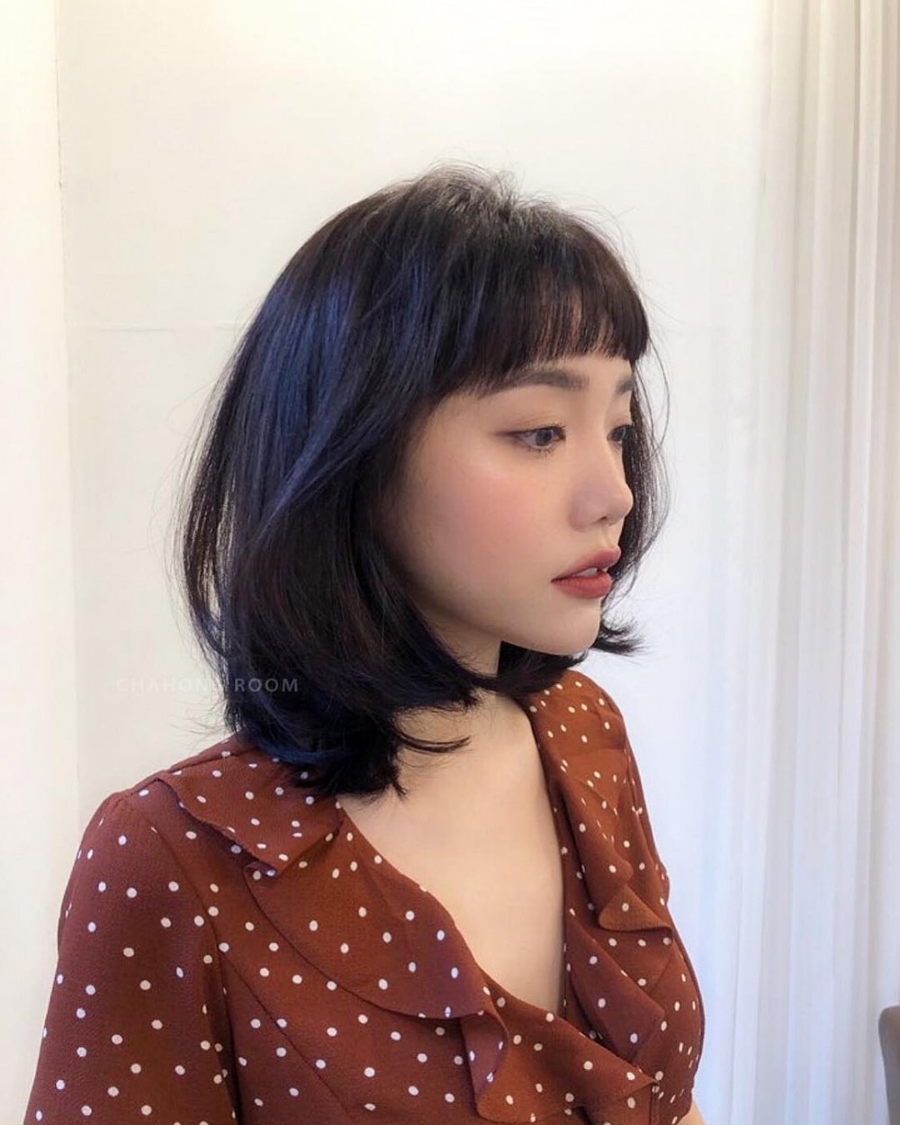 剪一個眉上瀏海令五官輪廓更清晰,可人兒的模樣令男生也秒心動