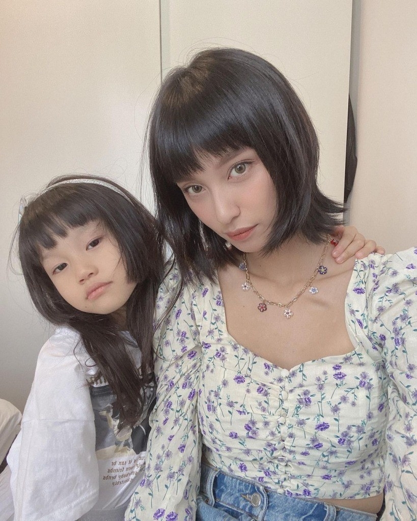 她決定未婚誕下女兒Affa