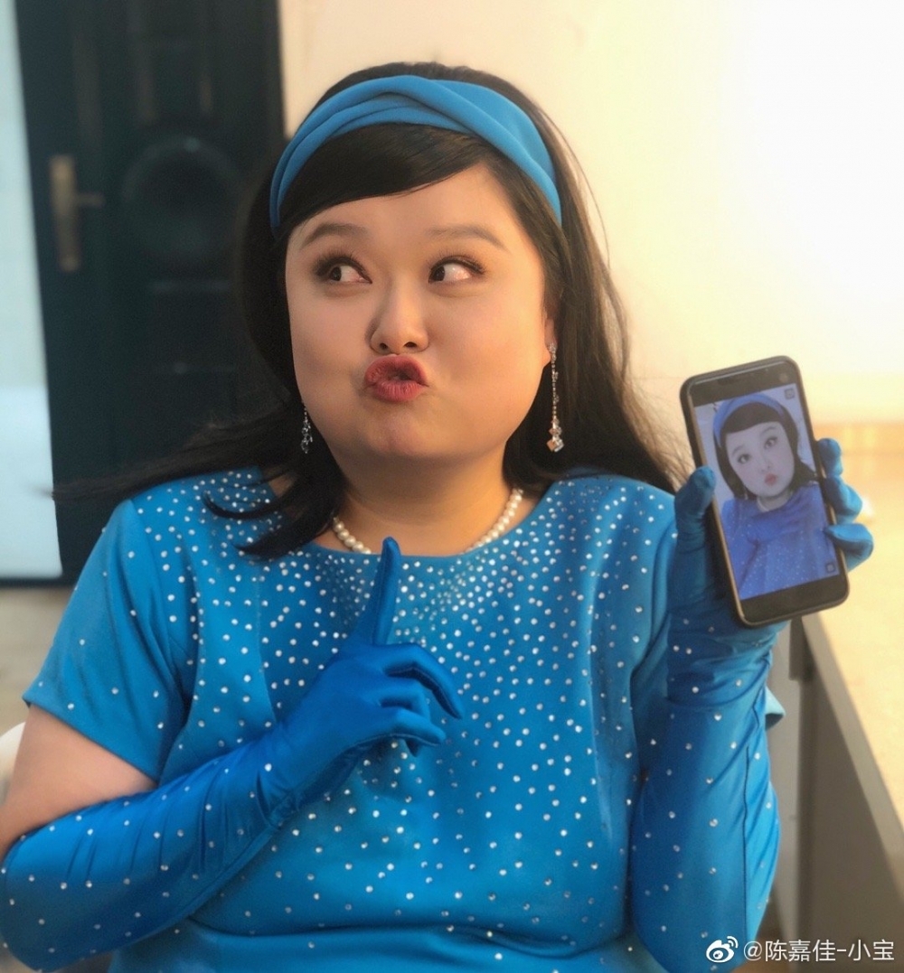 陳嘉佳身材圓潤豐滿在TVB拍劇10年