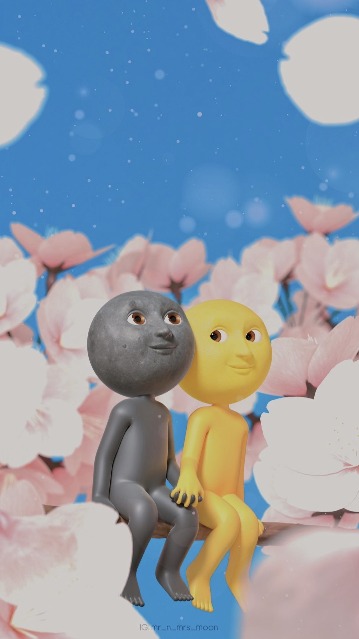 賞櫻中的Mr n Mrs Moon。