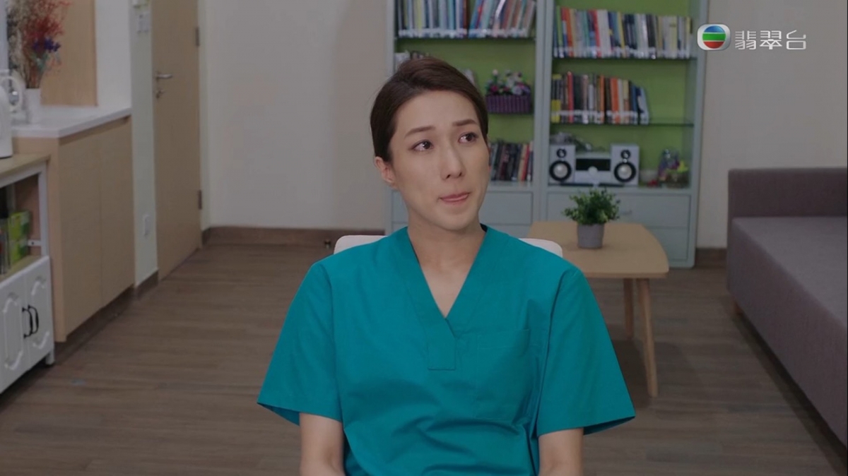 鍾嘉欣在《星空下的仁醫》也有哭戲