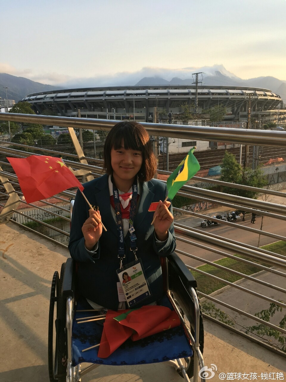 直至2016年,錢紅艷代表中國出戰巴西里約殘奧會!