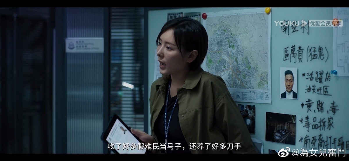 在內地發展迎來事業巔峰的她,近日更與謝天華合拍《72小時黄金行動》