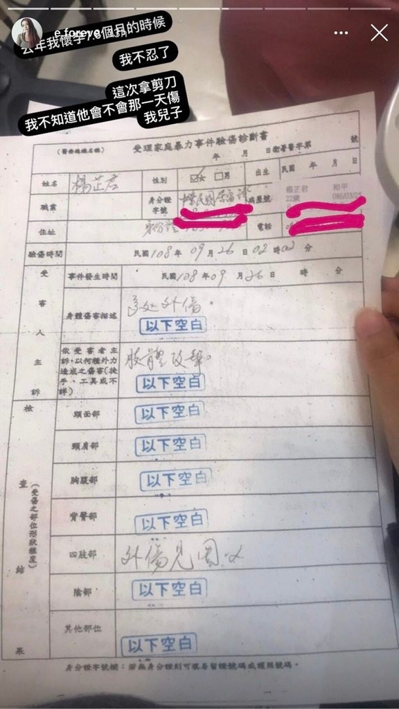 驗傷報告