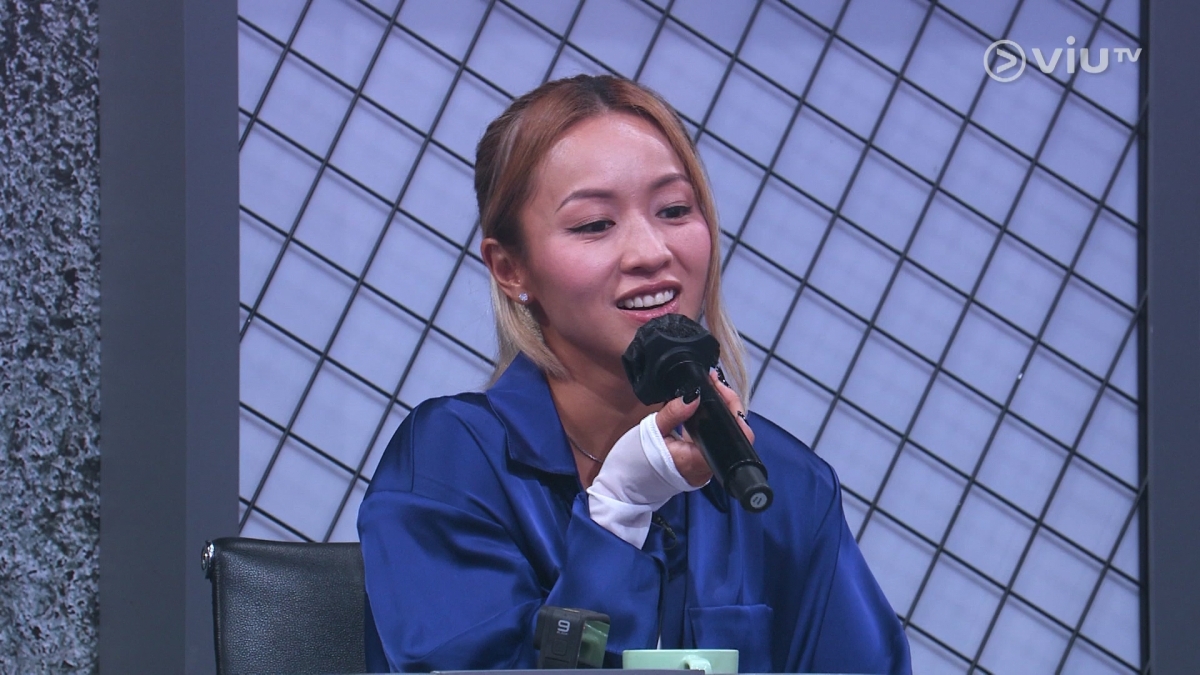 Catrina表演途中不慎差點跌倒,嚇得評判鄭融無言以對!