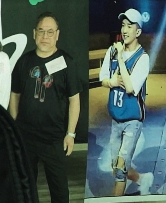 穿上Anson Lo 在《全民造星》的比賽籃球服