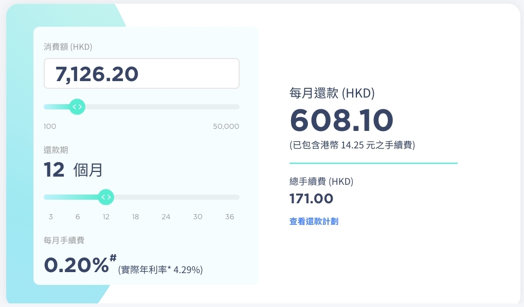 用9折碼後,價值約為HK$7,126.2~