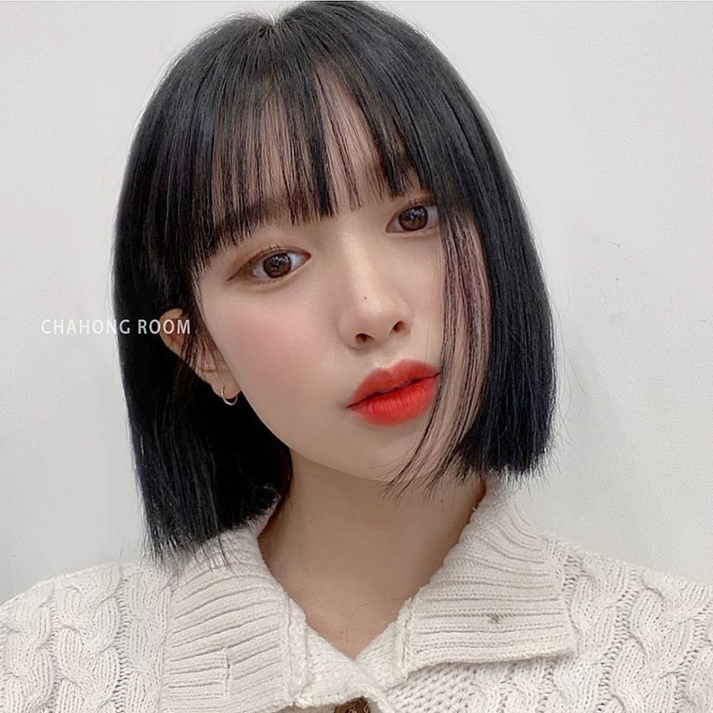 除了以上的捲髮,不得不提的當然是最簡單俐落短直髮~