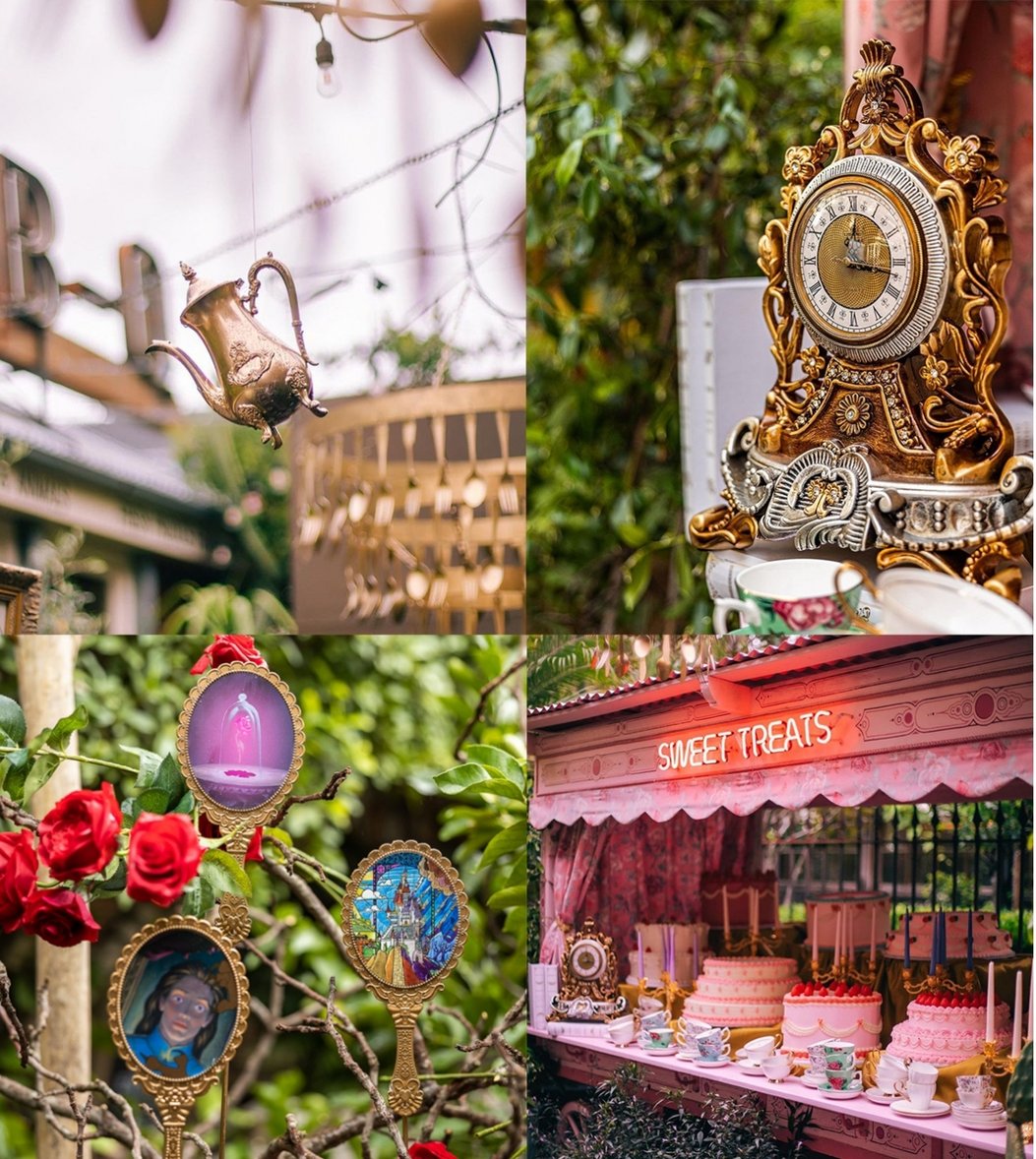 迪士尼《美女與野獸》超夢幻莊園Cafe！神還原「玻璃玫瑰」～絕美復古佈景打卡一流！