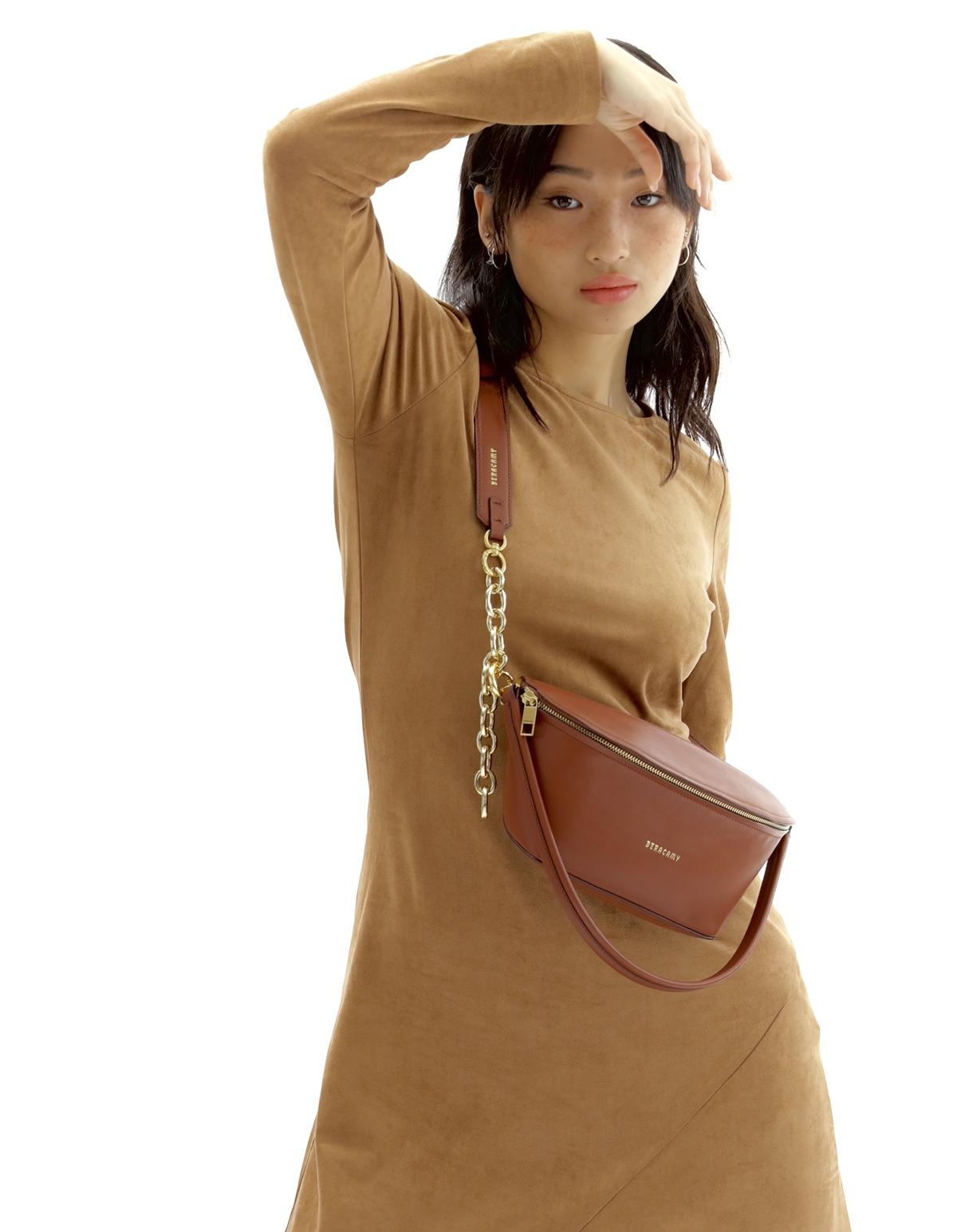 BERACAMY Chain Crossbody Waist Bag
