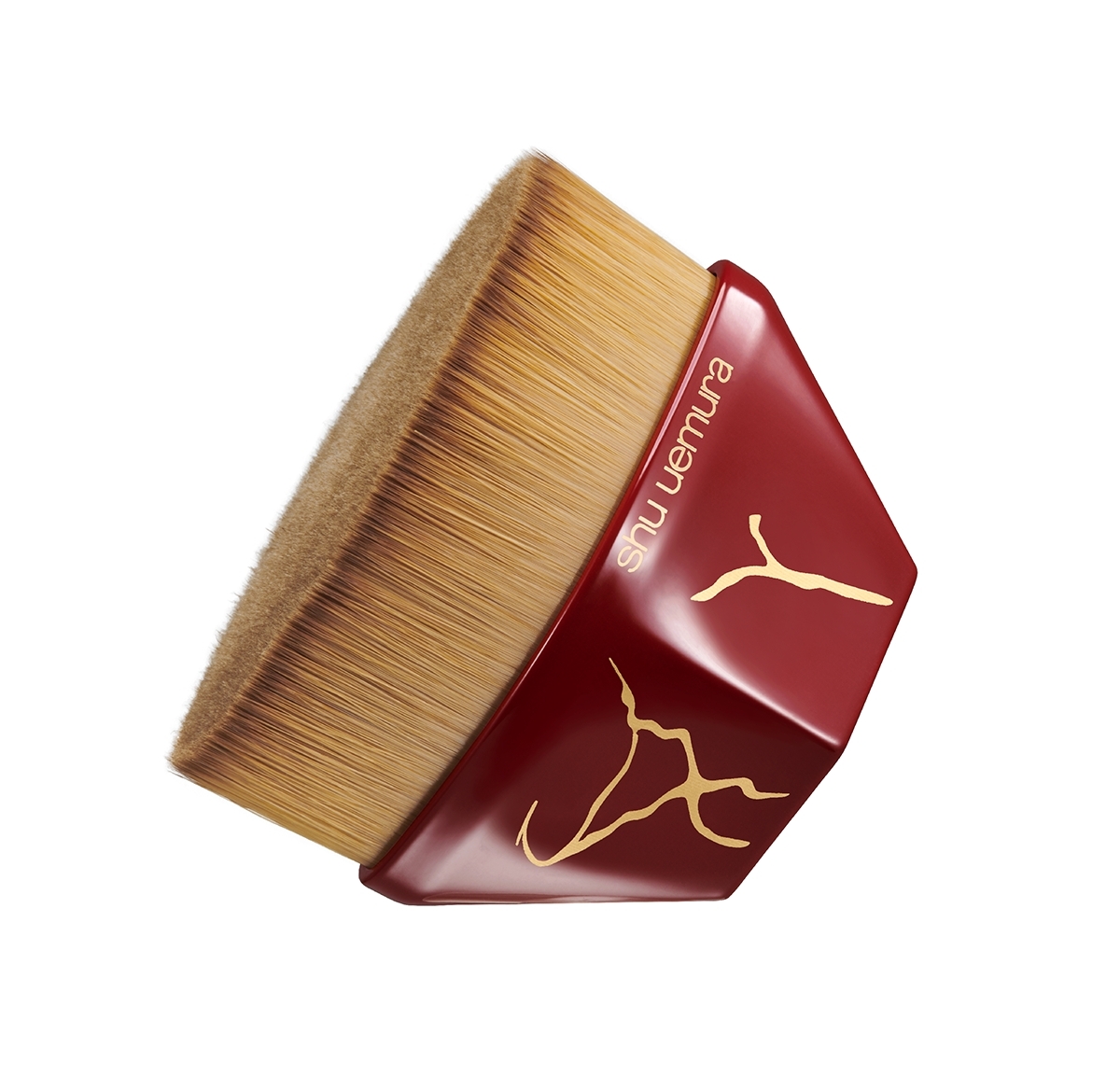 shu uemura 植村秀 2022新年限定 lush lava reds 鎏岩系列 petal 55 粉底掃