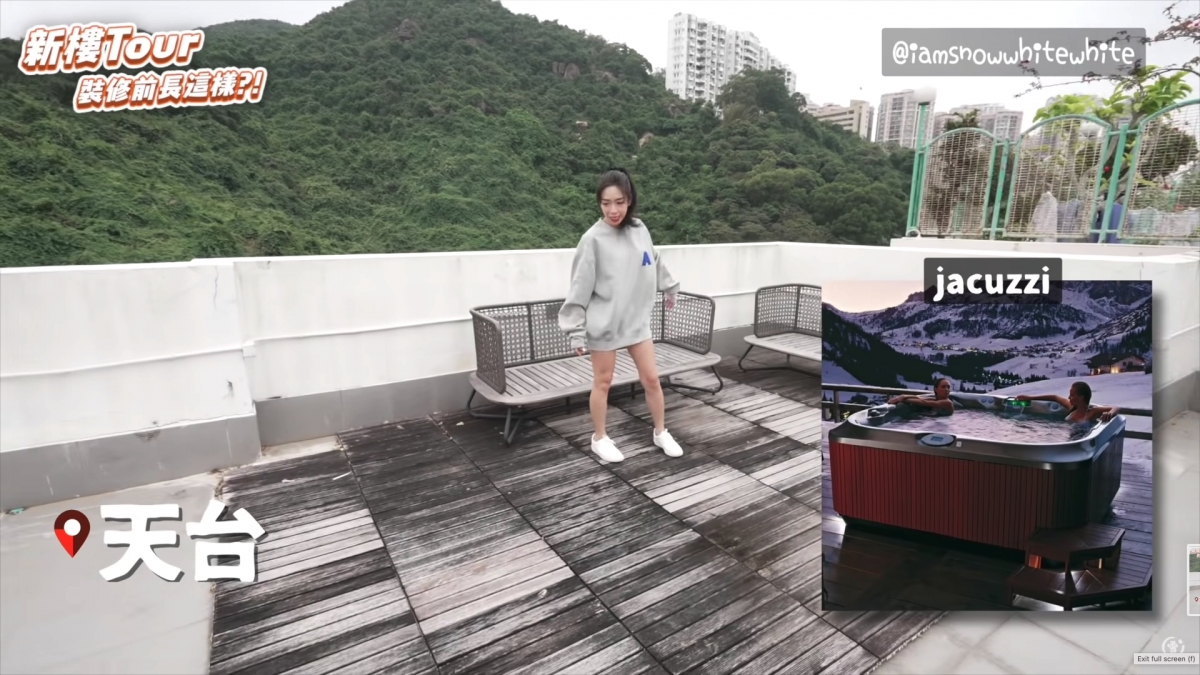 旁邊打算建設一條水路,做一個露天按摩浴缸!
