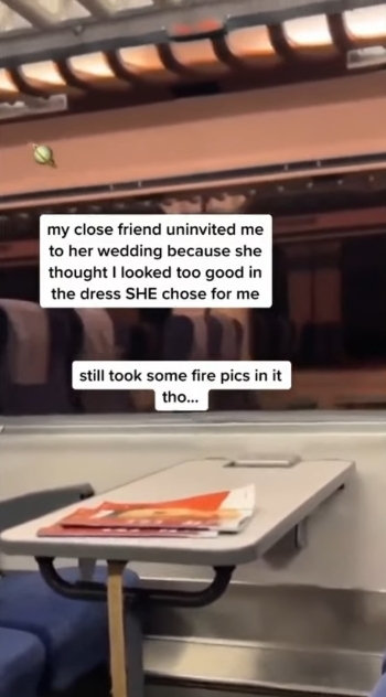 朋友不讓她出席婚禮