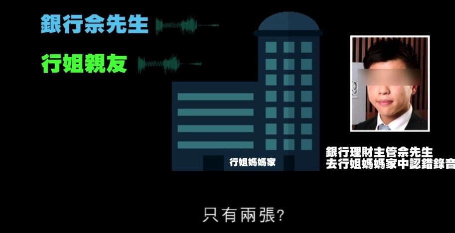 理財主管只能認錯,但也不肯全部交代