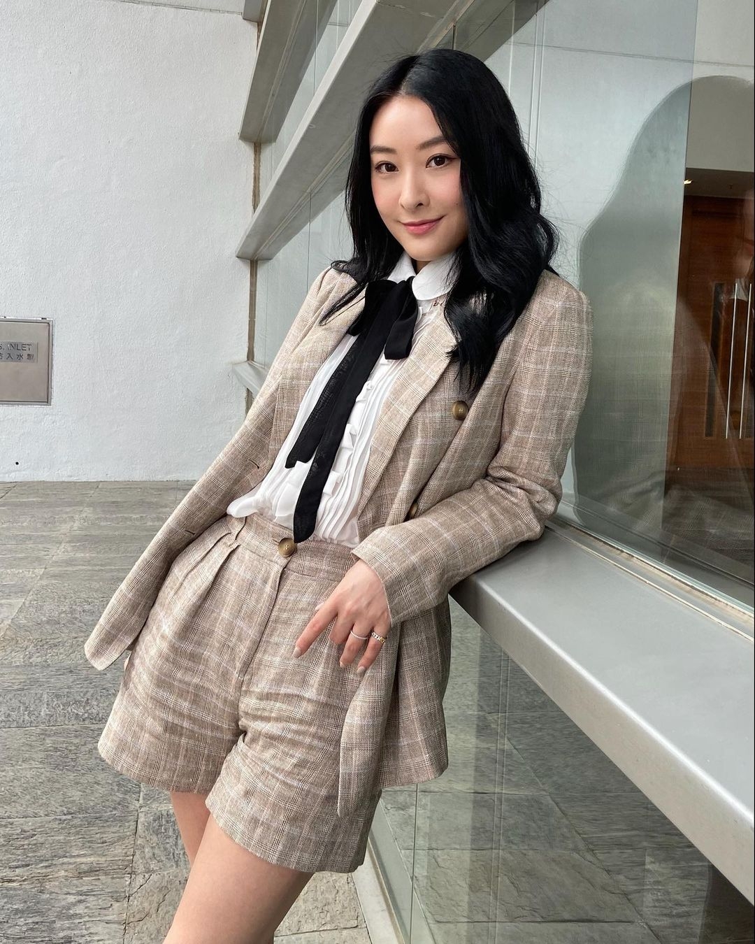 套裝除了一set穿著,也可以分開地搭配其他單品。