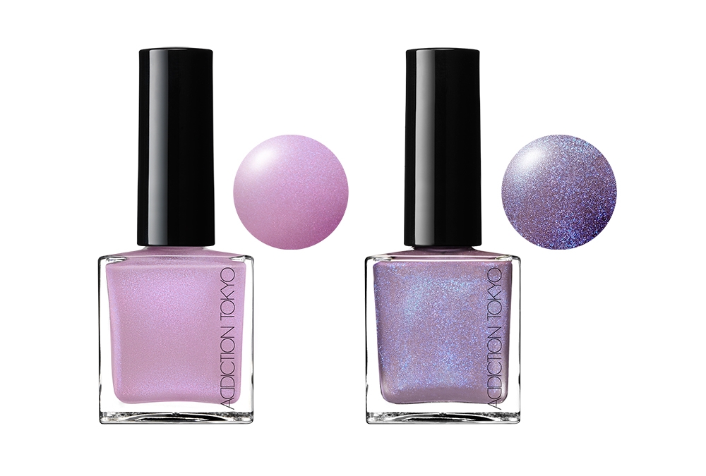 ADDICTION TOKYO THE NAIL POLISH L 指甲油 #114P Mia Violetta、#115P Morning Sea