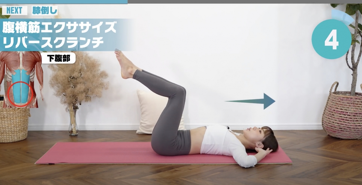 【內臟脂肪】抬腿後踢30秒