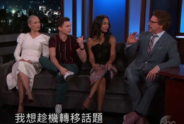 索性不讓他說話的羅拔唐尼