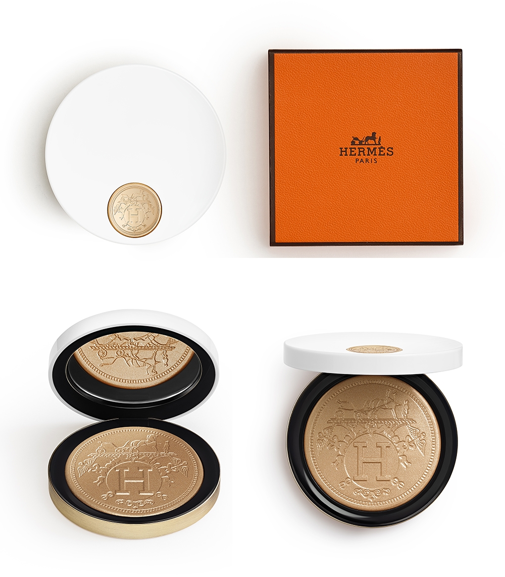 Hermès POUDRE D’ORFÈVRE 亮眼煥顏金光粉餅