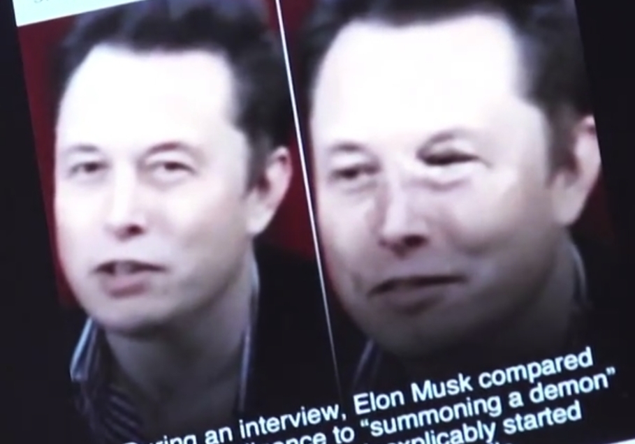 Elon Musk 是眼袋太大還是蜥蜴人?