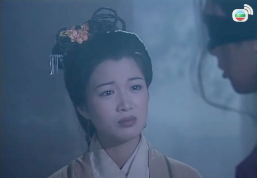 陳少霞飾演《笑傲江湖》中的「岳靈珊」