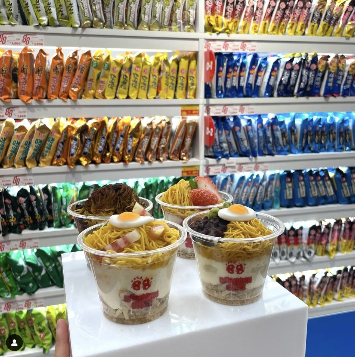 以拉麵為創作主題的「拉麵蛋糕」大受歡迎~