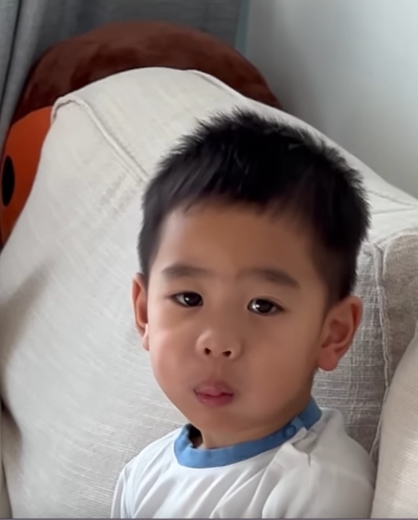 可憐的兒子很勇敢