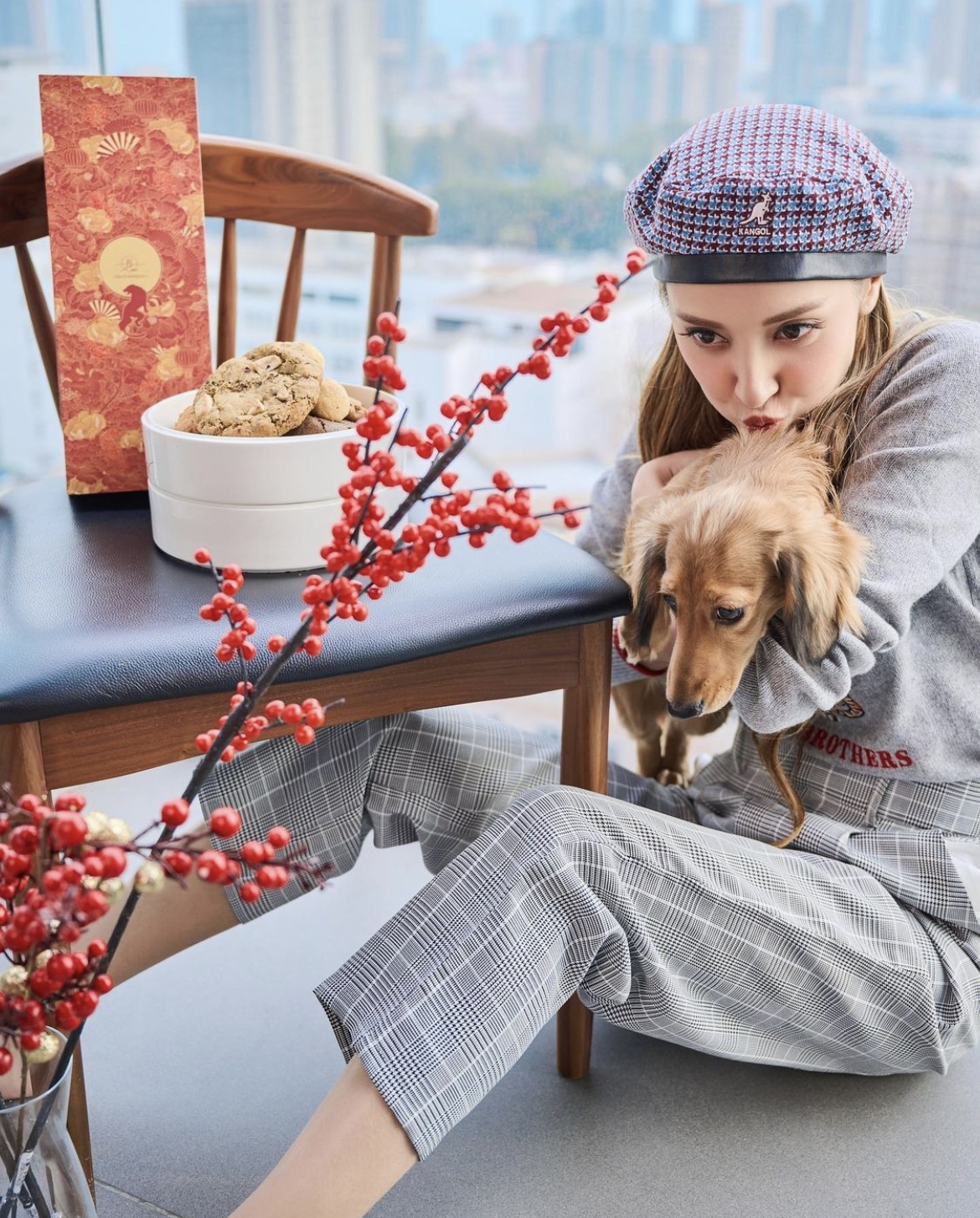 Grace近日為曲奇餅品牌出post宣傳~