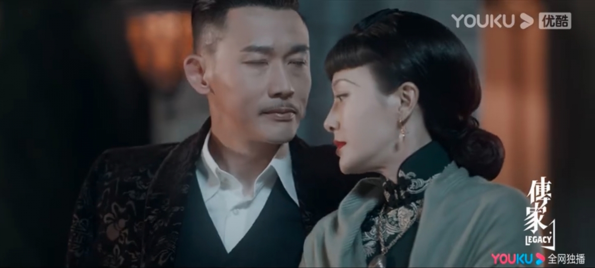 聶遠在《傳家》中繼續飾演秦嵐的丈夫