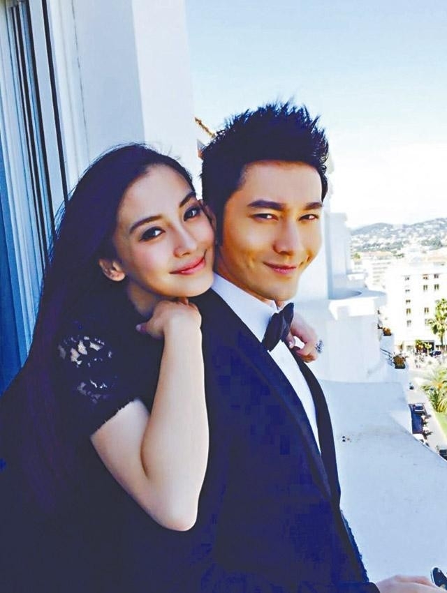 不少網民都發覺黃曉明歷任女友的外表都跟Angelababy有共通點