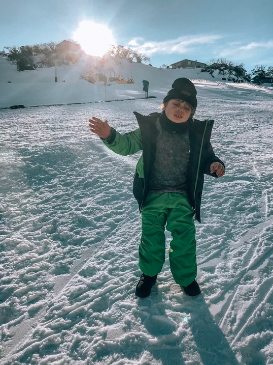Jimmy滑雪時的照片～