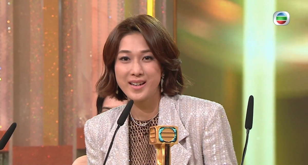 奪得「馬來西亞最喜愛TVB女主角」的鍾嘉欣