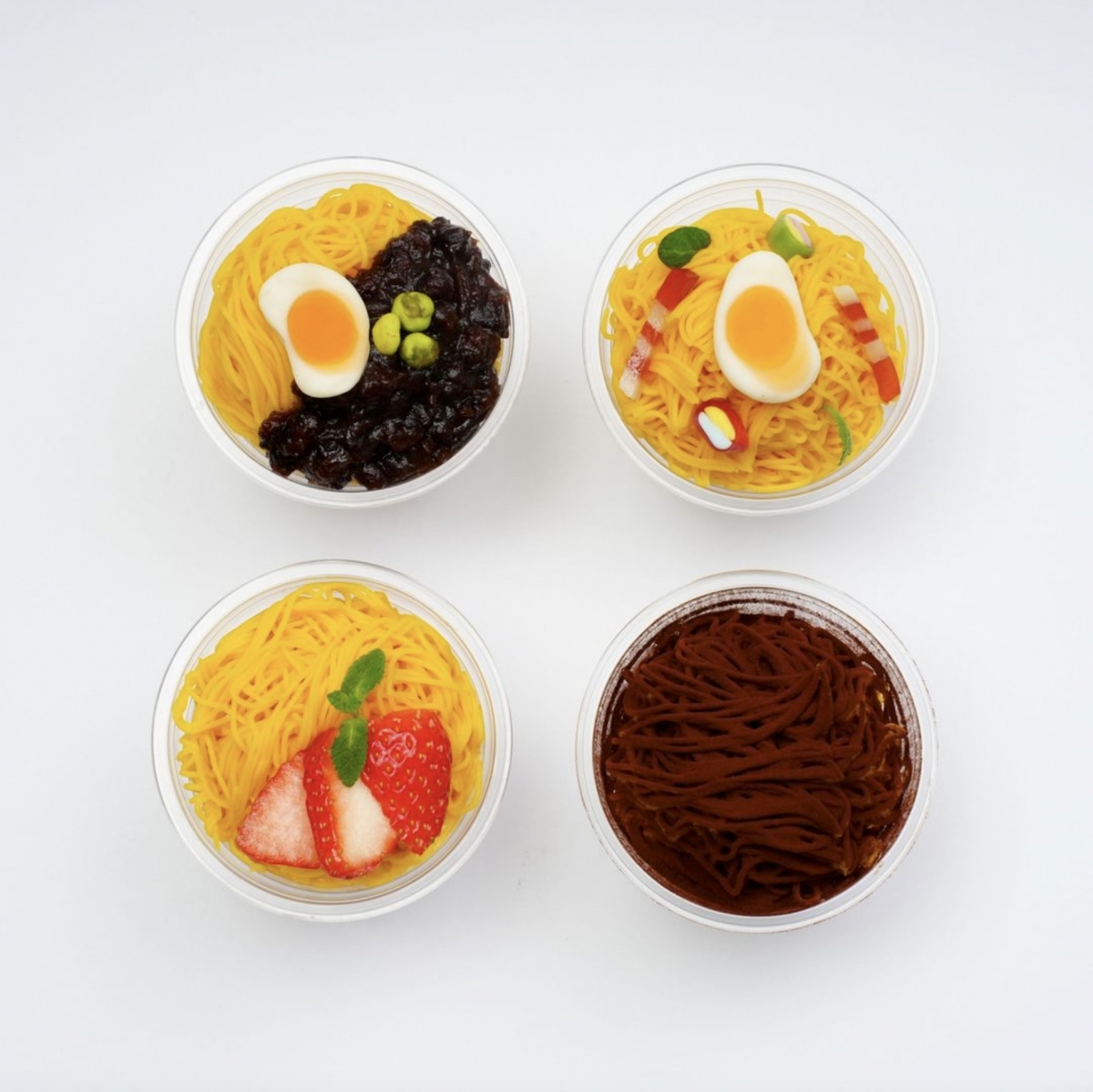「拉麵蛋糕」一共4款口味