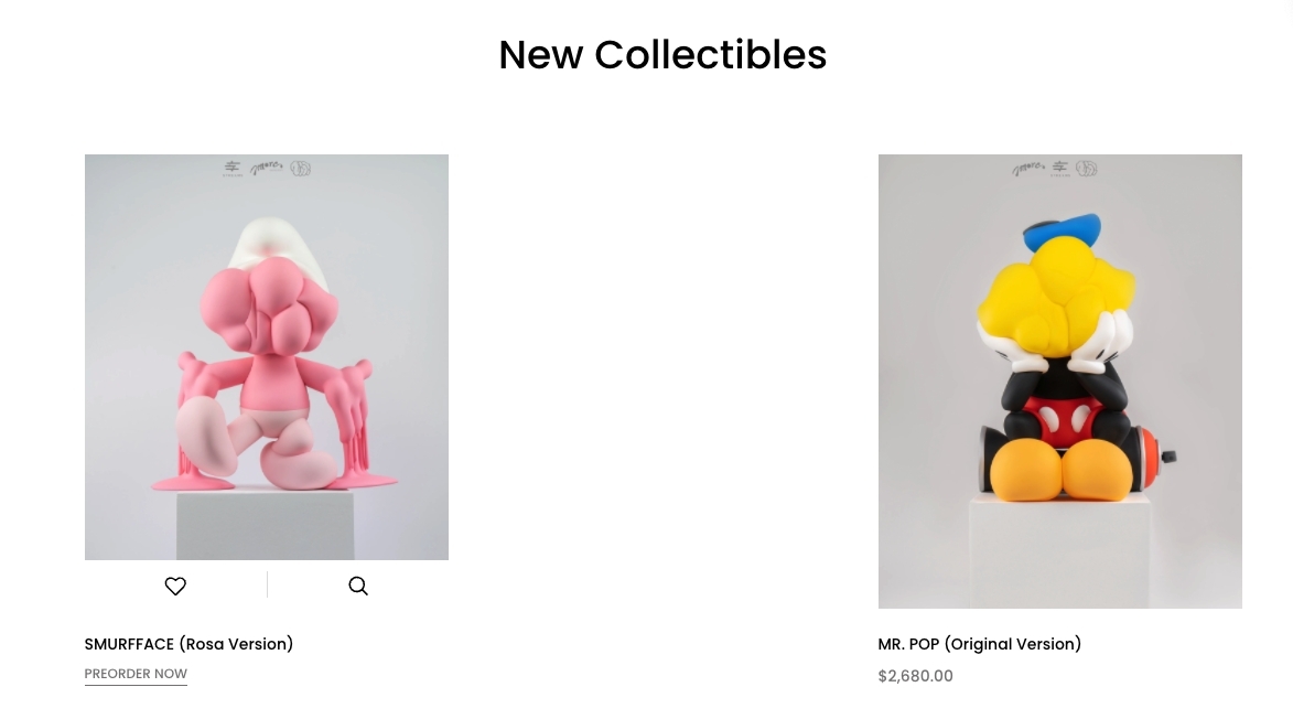 售賣各種藝術品