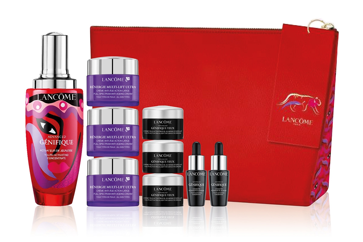 LANCÔME 新年限量版 GÉNIFIQUE 小黑瓶100ml套裝