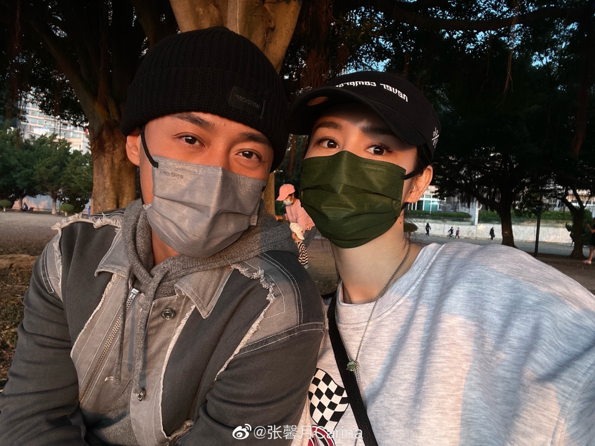 張馨月不時在微博分享一家人的日常~
