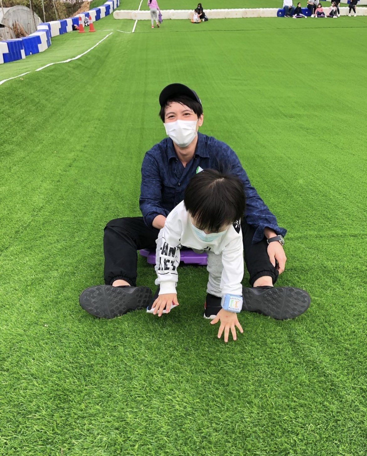 周永恆早前帶同囝囝到有機生態園遊玩~