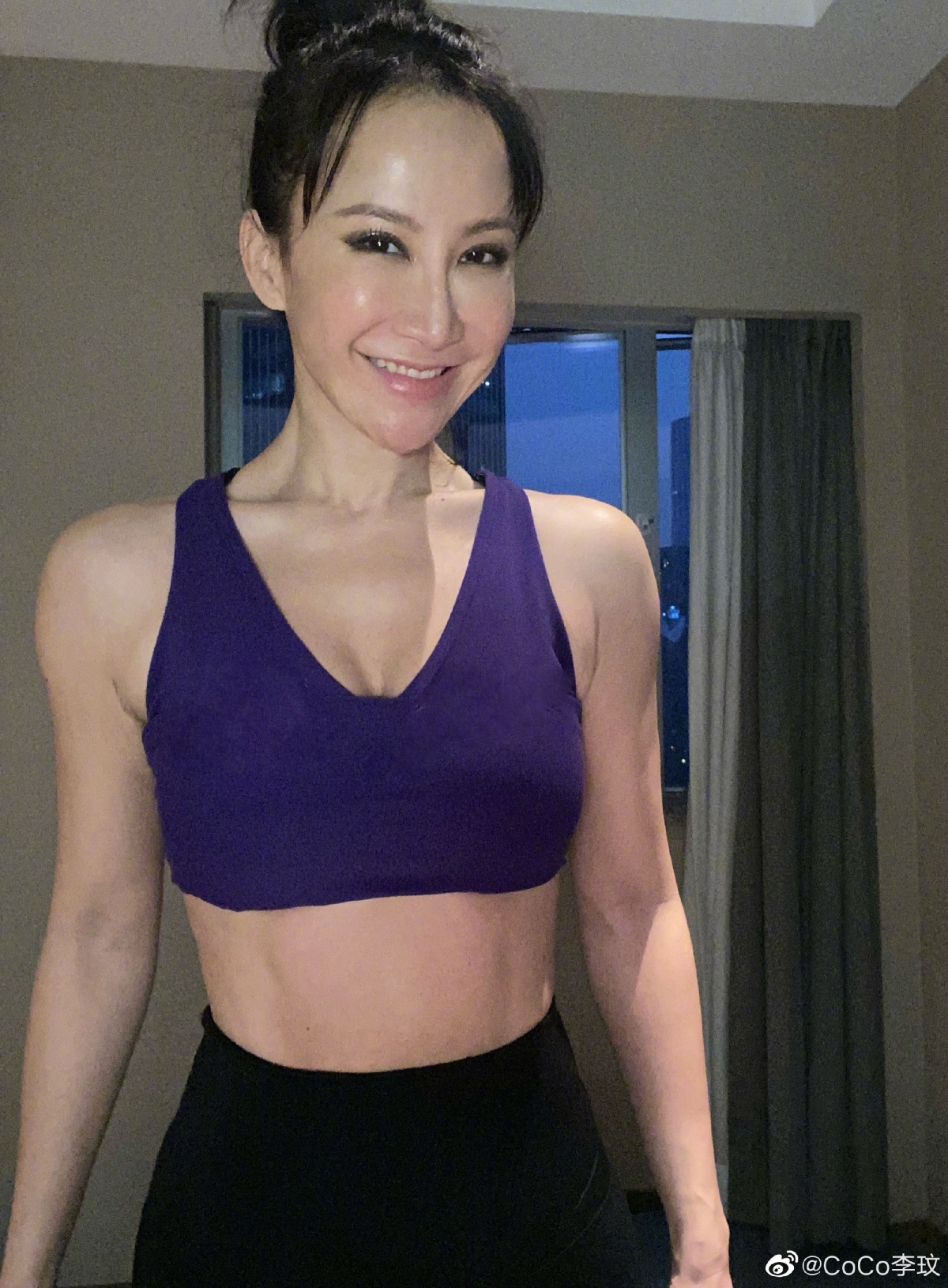 李玟不時在社交平台分享修身保養的心得~