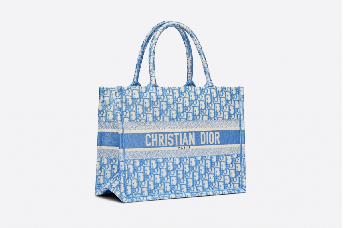 全新的矢車菊藍 Book Tote