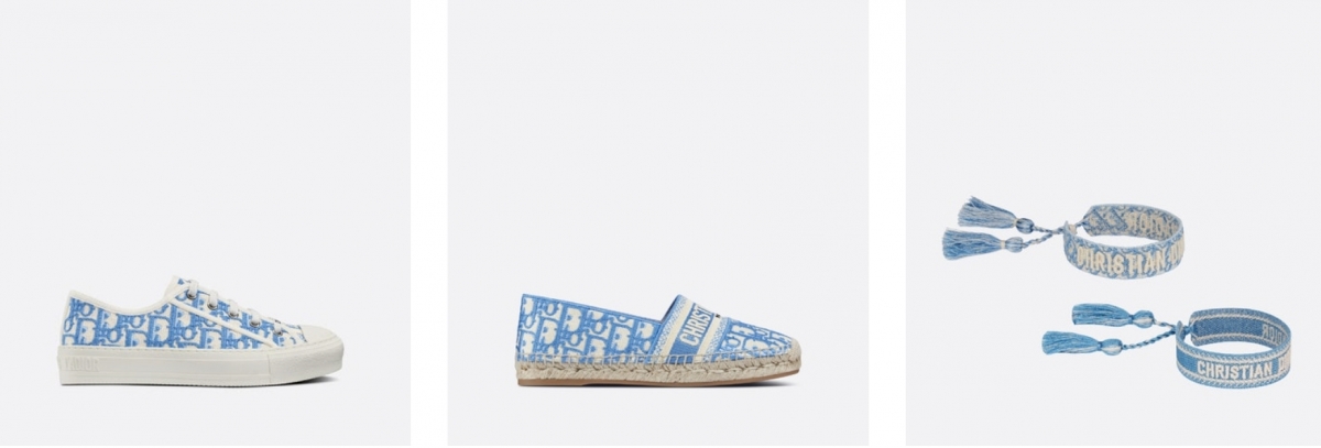 多款經典單品以矢車菊藍（Cornflower Blue）登場