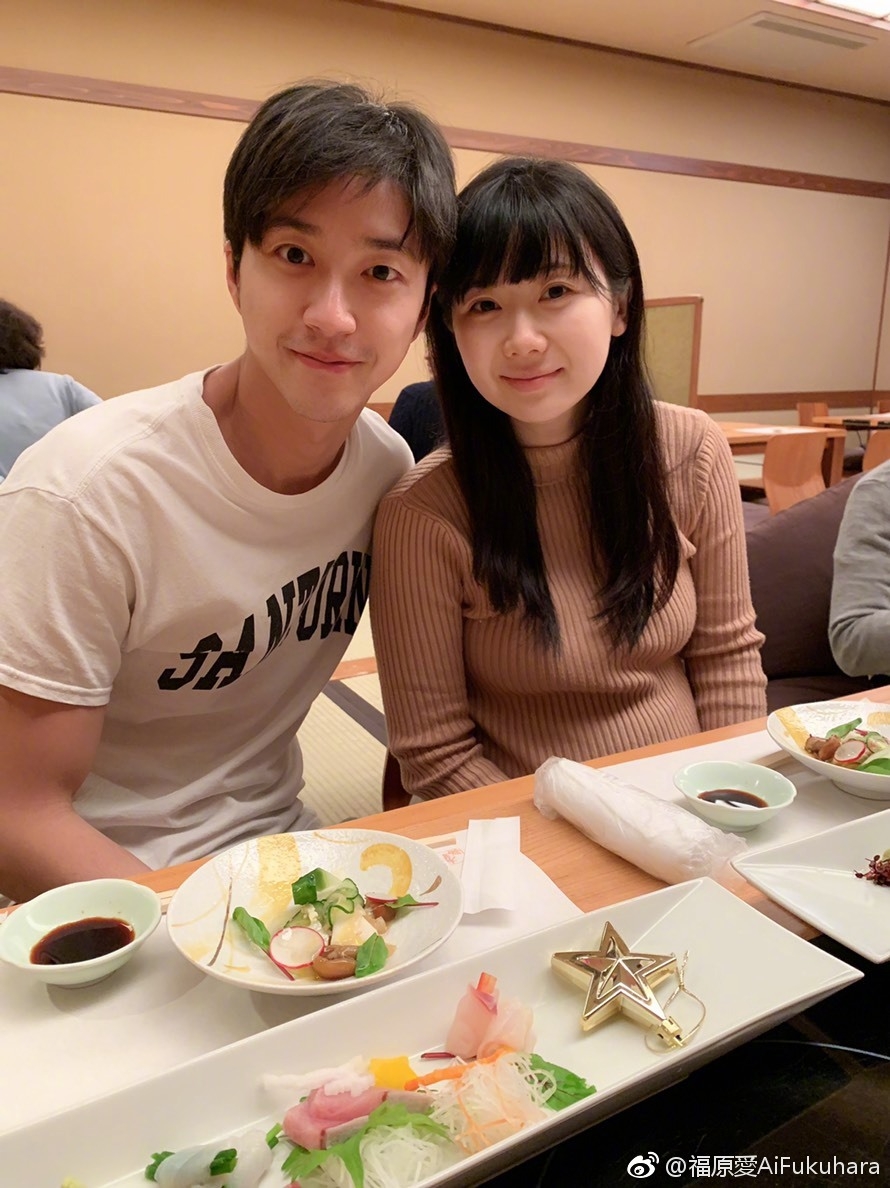 當提及福原愛的前夫江宏傑時,福原愛即時鬆一口氣