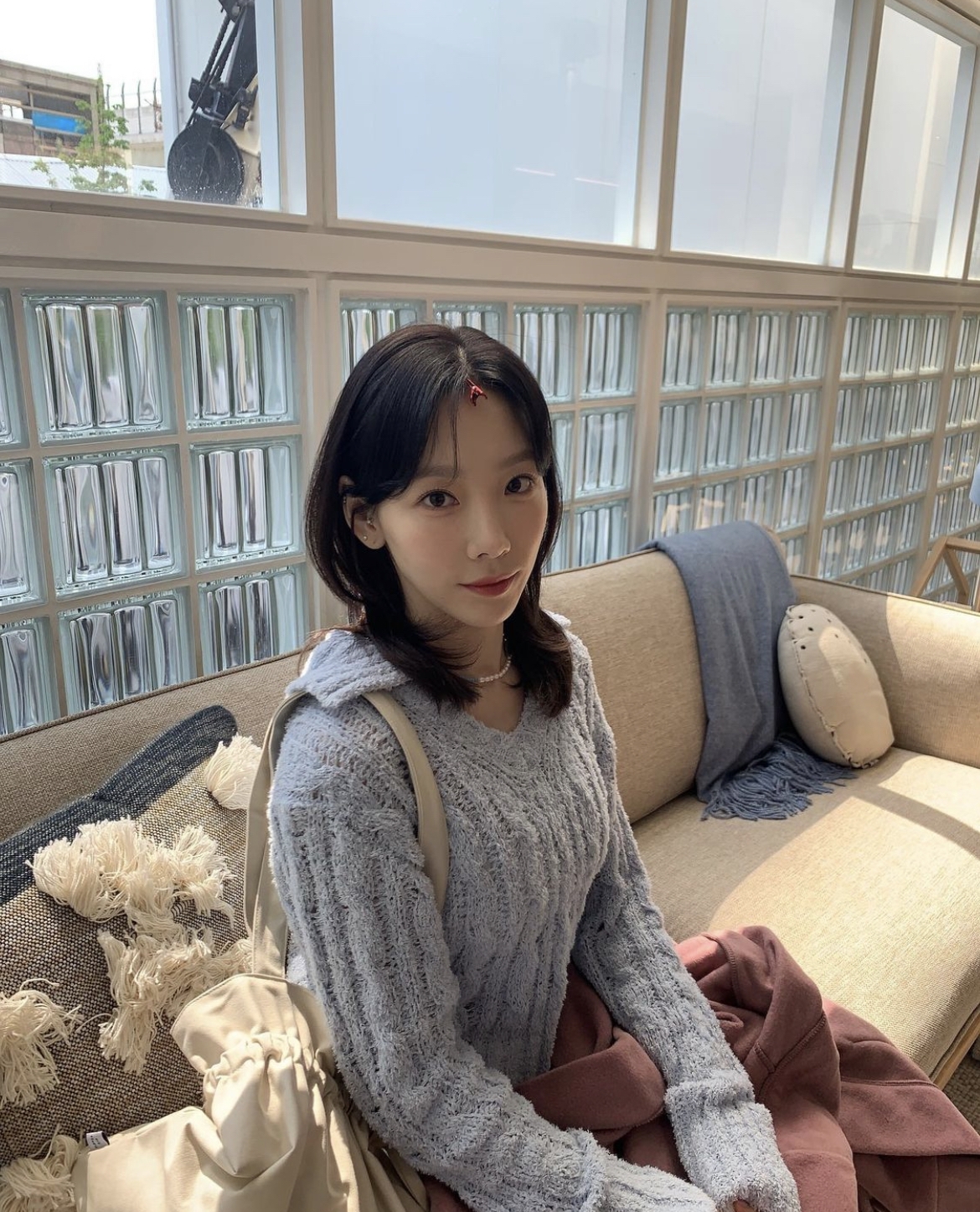 太妍:層次感鎖骨中短髮