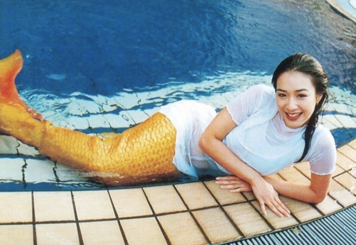 當年扮演美人魚的造型亦被不少觀眾大讚出色