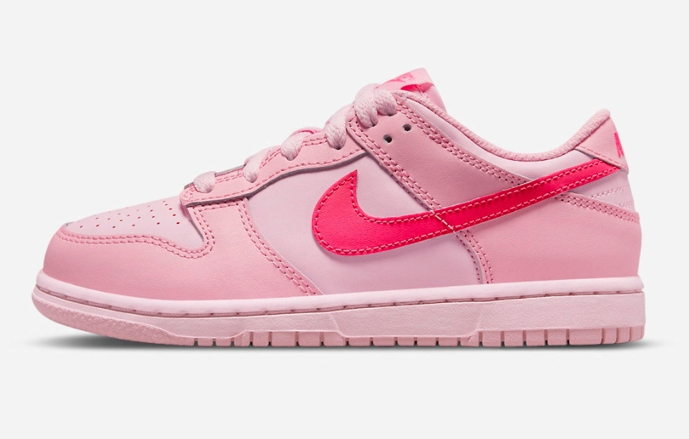 Nike Dunk Low 推出全新配色 Triple pink~