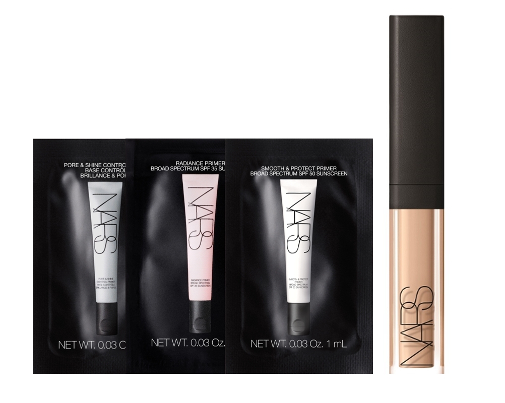 迷你光亮柔滑遮瑕霜及妝前底霜試用裝(1套3款)