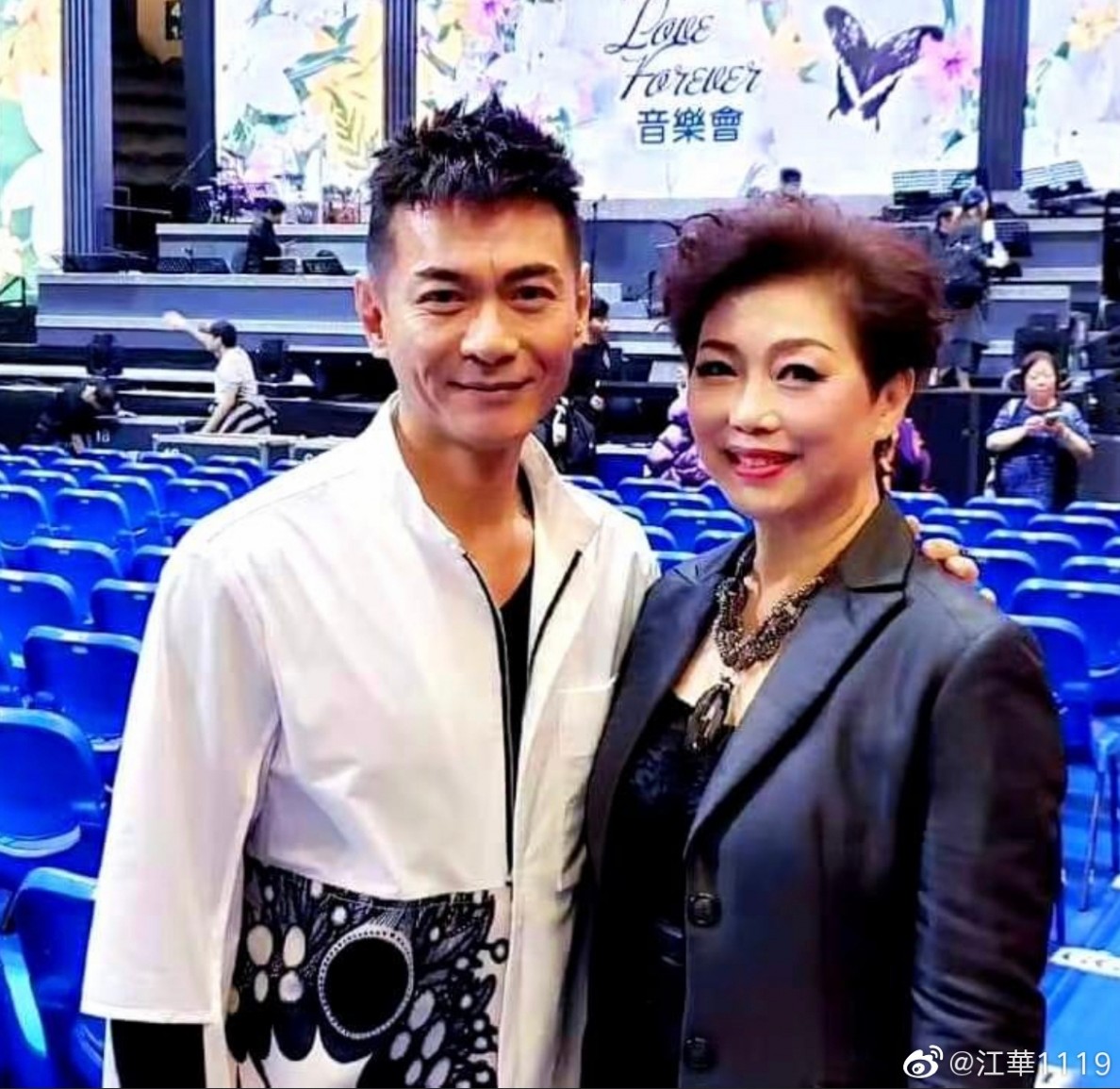 江華其後得到老婆的原諒,兩人重修舊好~