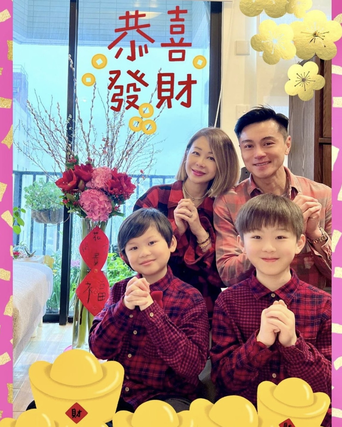 黃浩然對老婆用情至深,實在是顧家、專一的「愛妻號」!