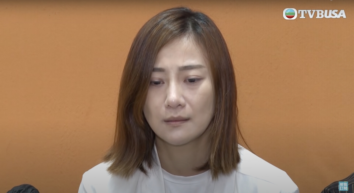 朱智賢於2020年因為被指密會黎振燁而招開記者會的相片!